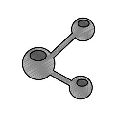 share symbol media icon vector illustration design