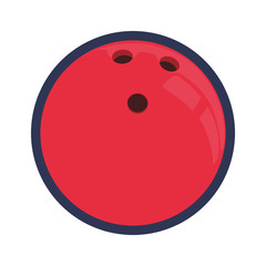 Bowling sport game icon vector illustration graphic design