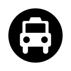 taxi service public icon vector illustration design