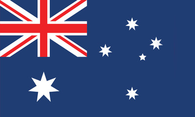 vector background of australia flag