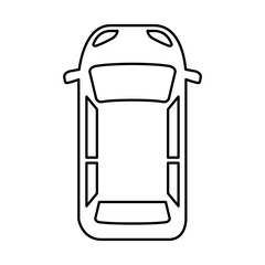 car vehicle isolated icon vector illustration design
