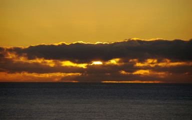 Obraz premium Sonnenaufgang auf Fuerteventura