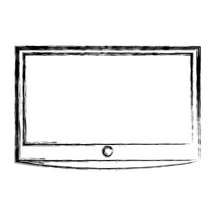 lcd tv isolated icon vector illustration design