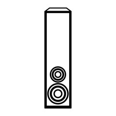 home theater speaker icon vector illustration design