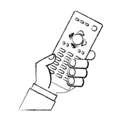 remote contgrol tv icon vector illustration design