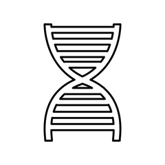 dna particle isolated icon vector illustration design