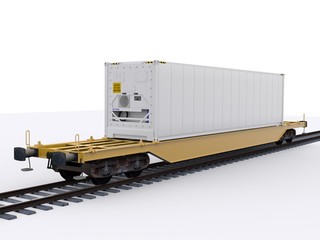 Railway freight waggon