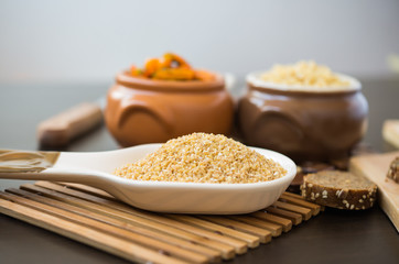 Wheat groats