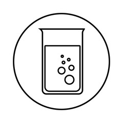 tube test laboratory icon vector illustration design