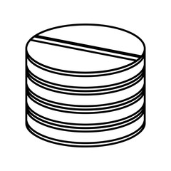 pills medicine isolated icon vector illustration design