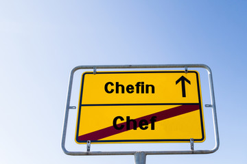 Chefin statt Chef