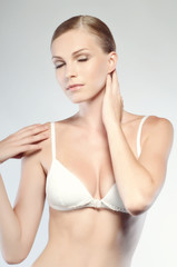 Obraz premium woman with perfect slim beautiful body care