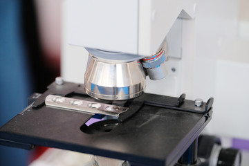 Microscope close up