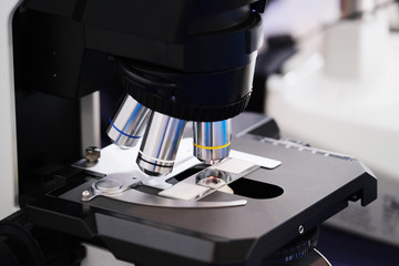 Microscope close up