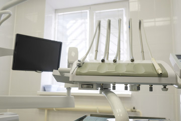 Dental equipment close up