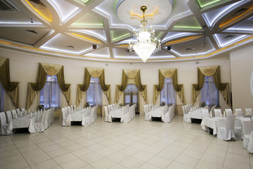 Interior of a restaurant