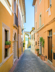 Fototapeta na wymiar Scenic sight in Toffia, Rieti Province, Latium, Italy