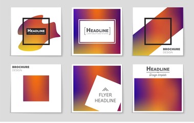 Abstract vector layout background set. For art template design, list, page, mockup brochure theme style, banner, idea, cover, booklet, print, flyer, book, blank, card, ad, sign, sheet,, a4