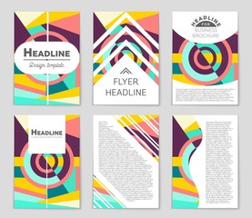 Abstract vector layout background set. For art template design, list, front page, mockup brochure theme style, banner, idea, cover, booklet, print, flyer, book, blank, card, ad, sign, sheet,, a4