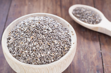 Seeds of chia - Salvia hispanica