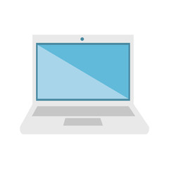 computer laptop isolated icon