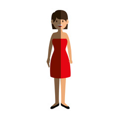 young woman avatar character