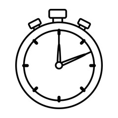 chronometer watch isolated icon