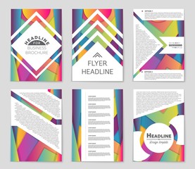 Abstract vector layout background set. For art template design, list, front page, mockup brochure theme style, banner, idea, cover, booklet, print, flyer, book, blank, card, ad, sign, sheet,, a4