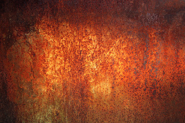 Old rusted sheet metal