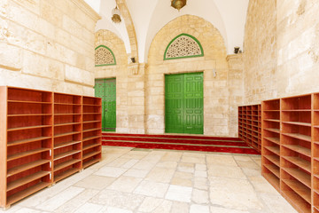 View of Al-Aqsa mosque on the Temple Mount in Jerusalem.