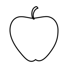 apple fruit isolated icon