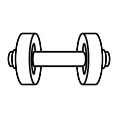 weight lifting dumbell icon