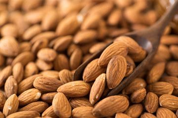 raw natural whole almonds