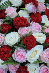 Floral arrangement for a wedding
