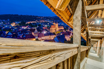 Blick von der Schlosstreppe auf Esslingen am Neckar, Deutschland © Anibal Trejo