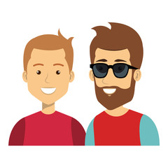 young people style characters vector illustration design