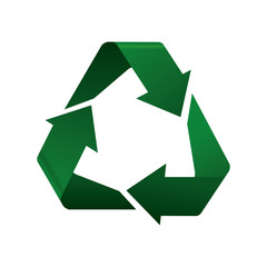Obraz premium Recycle reduce and reuse icon vector illustration graphic design