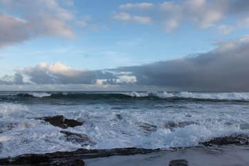 The agitation of an ocean