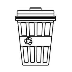 Recycle reduce and reuse icon vector illustration graphic design