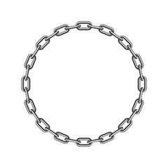 Black round chain.