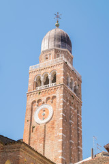 Obraz premium Bell tower in Chioggia, Venice lagoon, Italy.