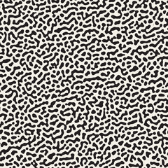 Vector Seamless Grunge Pattern. Black and White Organic Shapes. Abstract Background Illustration