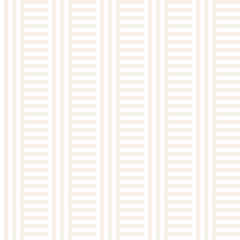 Interlacing Parallel Stripes. Vector Seamless Subtle Monochrome Pattern.