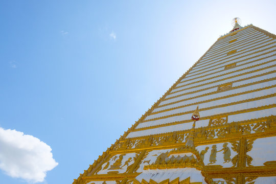 Wat Phrathat Nong Bua in Ubon Ratchathani province Thailanda