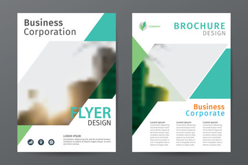 Abstract  business  brochure flyer template, annual report or book cover layout in A4 size