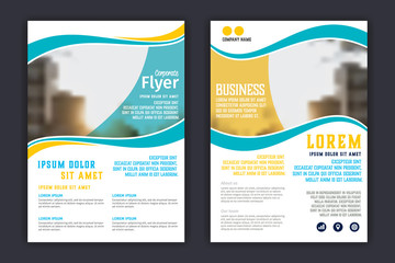 Abstract  business  brochure flyer template, annual report or book cover layout in A4 size