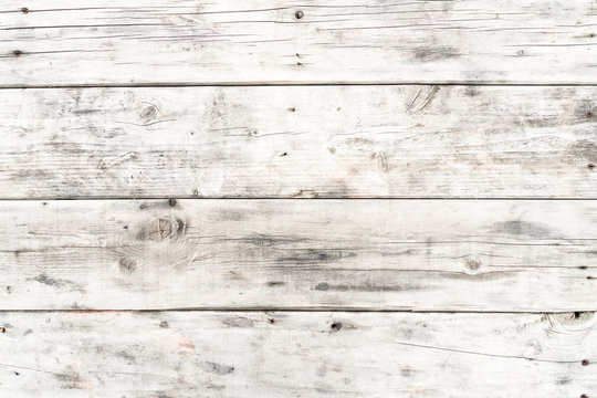 White wood plank texture and background. modern rustic and vintage style.