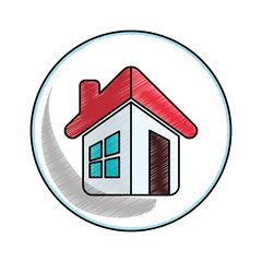 Home real state icon vector illustration graphic design