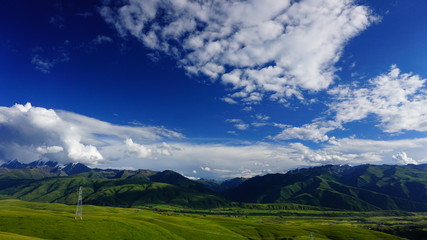 Obraz premium mountains in ganzi, sichuan