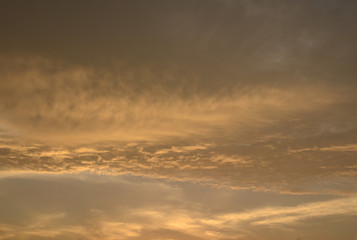 Fototapeta premium Clouds in the evening